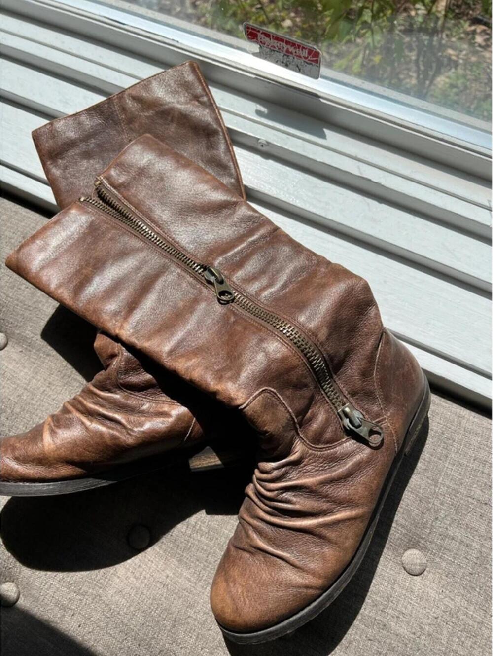 Zigi Soho Mixer Leather boots 8.5 US